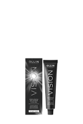 OLLIN Vision Крем-краска для бровей и ресниц без оксида темный графит 20 мл