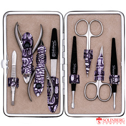 SOLINBERG Маникюрный набор Comfort Line 8 предметов FR-1701 цвет сиреневый купить недорого в интернет магазине Beauty Prof с доставкой по Хабаровску и регионам России