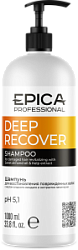 EPICA Deep Recover Шампунь для восстановления поврежденных волос 1000 мл купить недорого в интернет магазине Beauty Prof с доставкой по Хабаровску и регионам России