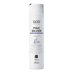 QOD PRO Max Silver Shampoo Тонирующий шампунь для придания серебристого оттенка 300 мл купить недорого в интернет магазине Beauty Prof с доставкой по Хабаровску и регионам России