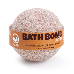 SAVONRY Bath Bomb Соляной шарик для ванны с пеной Ириска 145 гр купить недорого в интернет магазине Beauty Prof с доставкой по Хабаровску и регионам России