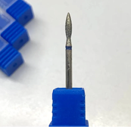 T&H Фреза алмазная Пламя синий 2 мм  купить недорого в интернет магазине Beauty Prof с доставкой по Хабаровску и регионам России