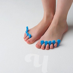 ЧИСТОВЬЕ Разделители пальцев голубые 1 пара купить недорого в интернет магазине Beauty Prof с доставкой по Хабаровску и регионам России