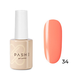 PASHE Atelier Гель-лак 34 яркий лососевый 9 мл купить недорого в интернет магазине Beauty Prof с доставкой по Хабаровску и регионам России