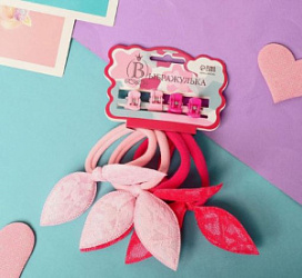 Набор для волос Милена кружевные ушки набор 8 шт розовый 5497997 купить недорого в интернет магазине Beauty Prof с доставкой по Хабаровску и регионам России