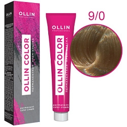 OLLIN Крем-краска  9/0 блондин 60 мл купить недорого в интернет магазине Beauty Prof с доставкой по Хабаровску и регионам России