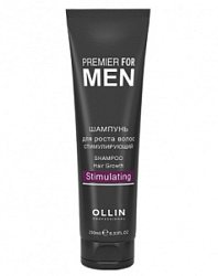 OLLIN Premier For Men Шампунь для роста волос стимулирующий 250 мл купить недорого в интернет магазине Beauty Prof с доставкой по Хабаровску и регионам России