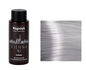 KAPOUS Urban Полуперманентный жидкий краситель 9.1 60 мл купить недорого в интернет магазине Beauty Prof с доставкой по Хабаровску и регионам России