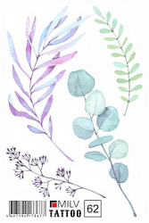 MILV Переводные татуировки №62 купить недорого в интернет магазине Beauty Prof с доставкой по Хабаровску и регионам России