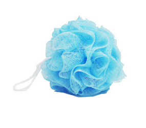 DEWAL Beauty Мочалка для тела голубая 50г купить недорого в интернет магазине Beauty Prof с доставкой по Хабаровску и регионам России