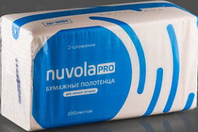 NUVOLAPRO Полотенца бумажные 2 сл Z 200 шт купить недорого в интернет магазине Beauty Prof с доставкой по Хабаровску и регионам России