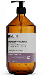 INSIGHT Damaged Hair Шампунь для поврежденных волос в стекле 900 мл купить недорого в интернет магазине Beauty Prof с доставкой по Хабаровску и регионам России