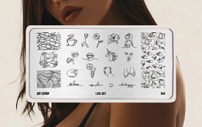GO!STAMP Пластина для стемпинга 08 Line Art купить недорого в интернет магазине Beauty Prof с доставкой по Хабаровску и регионам России