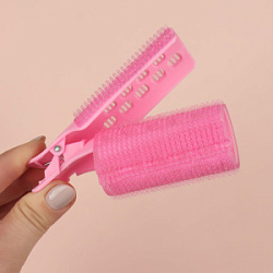 Бигуди-зажим для челки 3,5*11 см  купить недорого в интернет магазине Beauty Prof с доставкой по Хабаровску и регионам России