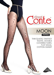 Колготки Conte Fantasy Moon размер 4 черный купить недорого в интернет магазине Beauty Prof с доставкой по Хабаровску и регионам России