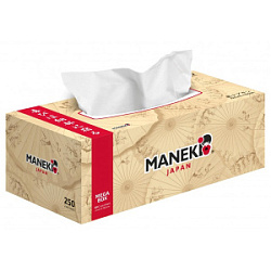 MANEKI Kabi Салфетки бумажные 2 слоя белые 250 шт/уп  купить недорого в интернет магазине Beauty Prof с доставкой по Хабаровску и регионам России