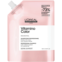 LOREAL Vitamino Color Шампунь для окрашенных волос рефил 500 мл купить недорого в интернет магазине Beauty Prof с доставкой по Хабаровску и регионам России