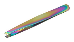 Пинцет METZGER скошенный Titanium PT-380-D купить недорого в интернет магазине Beauty Prof с доставкой по Хабаровску и регионам России