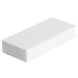 PLANET NAILS Блок шлифовочный белый зауженный 100/120