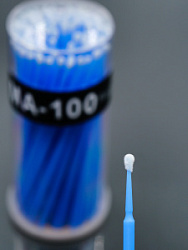 T&H Микробраши в банке 2,5 мм цвет синий 100 шт