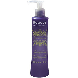 KAPOUS Macadamia Oil Шампунь с маслом ореха макадамии 300 мл купить недорого в интернет магазине Beauty Prof с доставкой по Хабаровску и регионам России