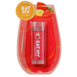 EAT MY Balm Оттеночный бальзам для губ Клубнично-банановый смузи 4.8 гр купить недорого в интернет магазине Beauty Prof с доставкой по Хабаровску и регионам России