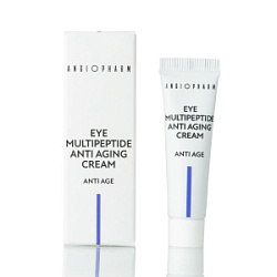 ANGIOPHARM Миниатюра мультипептидный омолаживающий крем для кожи вокруг глаз 5 мл купить недорого в интернет магазине Beauty Prof с доставкой по Хабаровску и регионам России