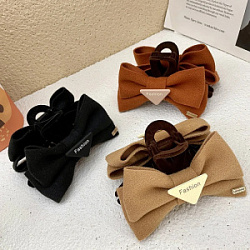 Краб для волос Бант велюр микс купить недорого в интернет магазине Beauty Prof с доставкой по Хабаровску и регионам России