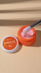 PASHE Supreme Gel Гель для наращивания жесткий 2 пудровая вуаль 15 мл купить недорого в интернет магазине Beauty Prof с доставкой по Хабаровску и регионам России