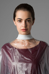 ЧИСТОВЬЕ Воротничок-салфетка спанлейс 7*40 100 шт/уп купить недорого в интернет магазине Beauty Prof с доставкой по Хабаровску и регионам России