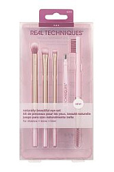 Real Techniques Набор кистей для макияжа глаз и бровей Naturally Beautiful Eye Set купить недорого в интернет магазине Beauty Prof с доставкой по Хабаровску и регионам России
