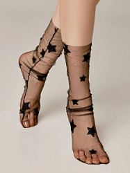 CONTE Esli Носки прозрачные черные купить недорого в интернет магазине Beauty Prof с доставкой по Хабаровску и регионам России