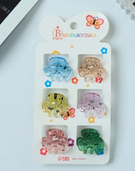 Краб для волос Авери бантик набор 6 шт микс 2,5 см купить недорого в интернет магазине Beauty Prof с доставкой по Хабаровску и регионам России