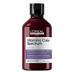 LOREAL Vitamino Color Spectrum Шампунь фиолетовый для нейтрализации для светлых волос 300 мл купить недорого в интернет магазине Beauty Prof с доставкой по Хабаровску и регионам России