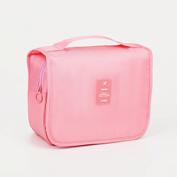 Косметичка дорожная Путешествие цвет розовый 24,5*9,5*18,5 см купить недорого в интернет магазине Beauty Prof с доставкой по Хабаровску и регионам России