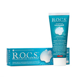 ROCS Зубная паста активный кальций 94 гр  купить недорого в интернет магазине Beauty Prof с доставкой по Хабаровску и регионам России