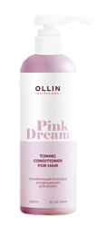 OLLIN Pink Dream Тонирующий розовый кондиционер для волос 500 мл купить недорого в интернет магазине Beauty Prof с доставкой по Хабаровску и регионам России