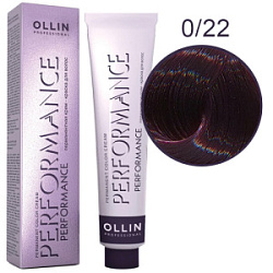 OLLIN Performance Краска  0/22 корректор фиолетовый 60 мл купить недорого в интернет магазине Beauty Prof с доставкой по Хабаровску и регионам России