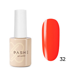 PASHE Atelier Гель-лак 32 неоновый красный 9 мл купить недорого в интернет магазине Beauty Prof с доставкой по Хабаровску и регионам России