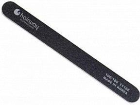 Пилка HW прямая черная 100/180 купить недорого в интернет магазине Beauty Prof с доставкой по Хабаровску и регионам России