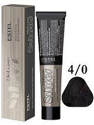 ESTEL De Luxe Silver Крем-краска 4/0 60 мл купить недорого в интернет магазине Beauty Prof с доставкой по Хабаровску и регионам России