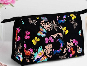 NEW! Косметичка универсальная Бабочки 25*6*12 см 9668173 купить недорого в интернет магазине Beauty Prof с доставкой по Хабаровску и регионам России